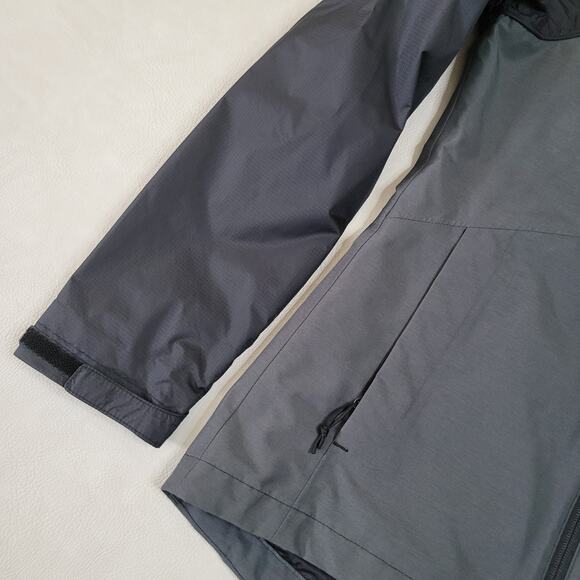 The North Face DryVent Black Gray Hooded Zip-Up Wind Rain Jacket Women's XS - Picture 3 of 11